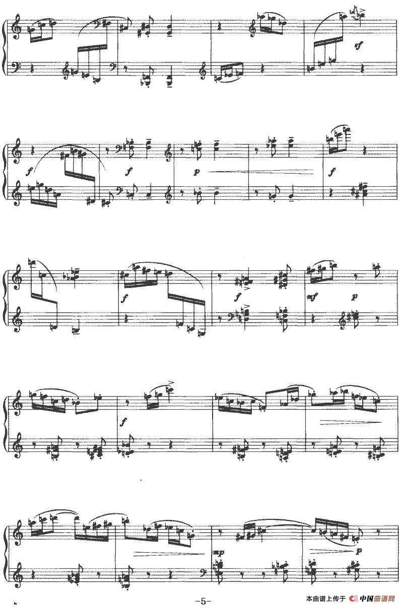 第三小奏鸣曲(1)_原文件名:第三小奏鸣曲 罗忠镕曲-器乐钢琴5.jpg