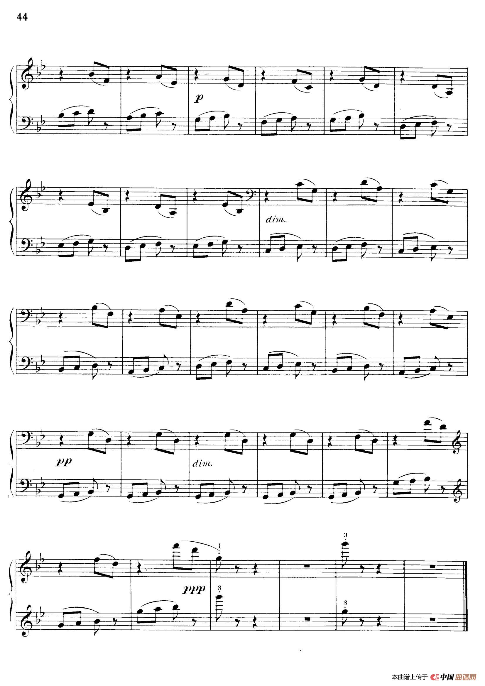 Thirty Pieces For Children Op.27(30首儿童钢琴曲 21—25)(1)_原文件名:043.jpg