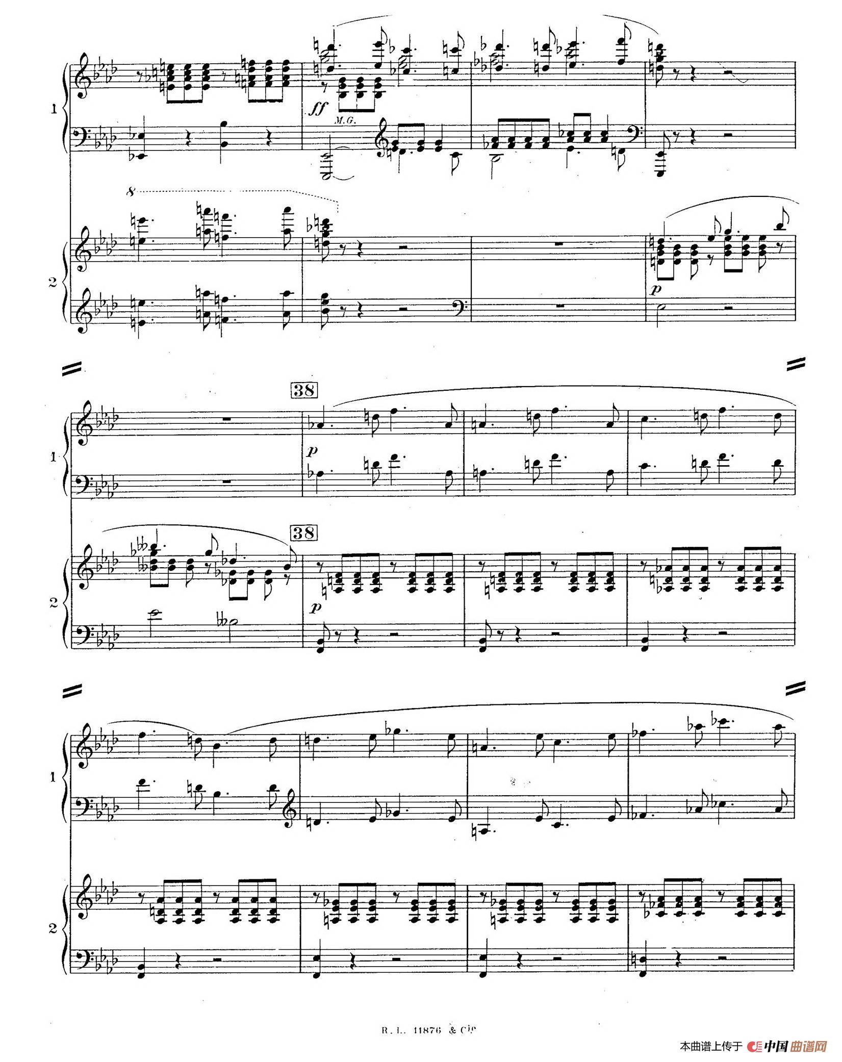 Concerto for 2 Pianos in d Minor(d小调双钢琴协奏曲· 第二乐章)(1)_原文件名:028.jpg