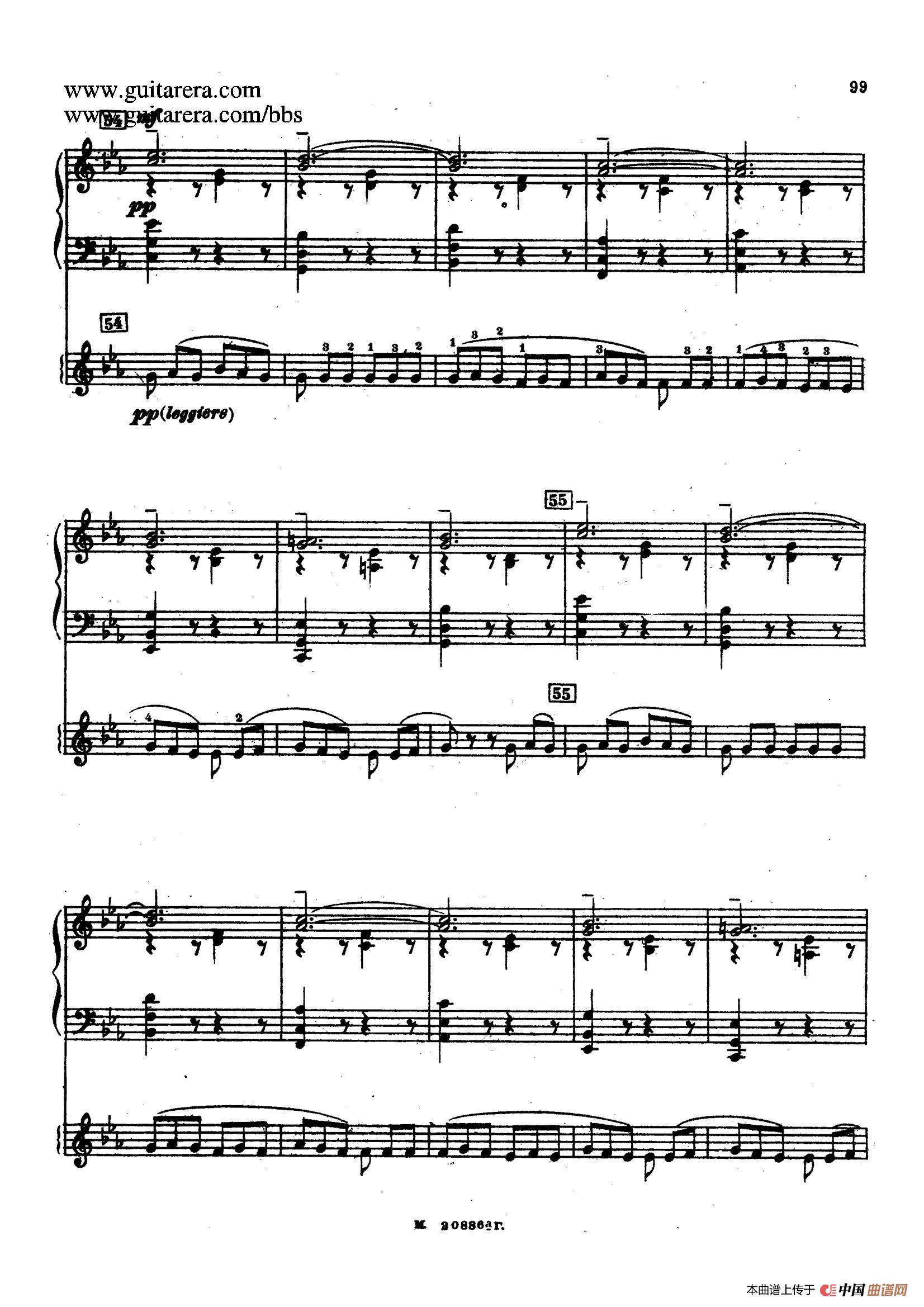 第二双钢琴组曲 Suite for Two Pianos No.2 Op.17(4. 塔兰泰拉舞曲 Tarantella)(1)_原文件名:029.jpg