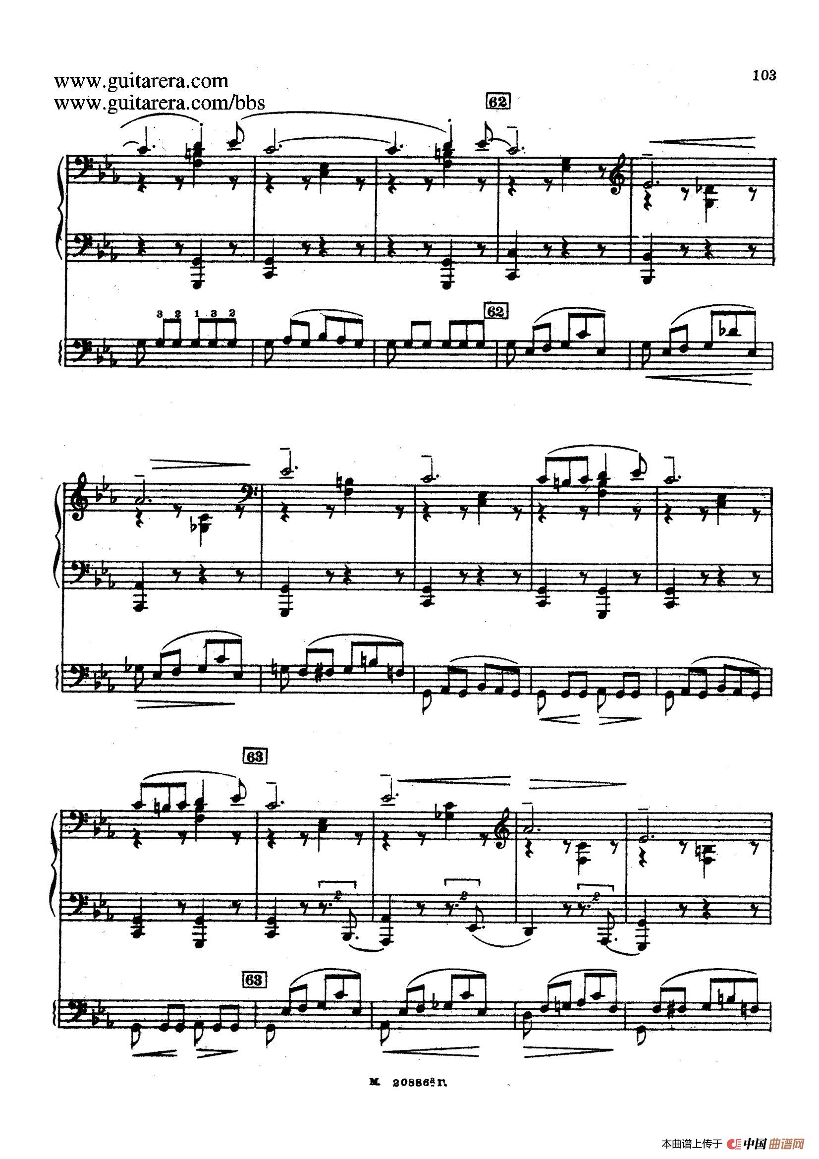 第二双钢琴组曲 Suite for Two Pianos No.2 Op.17(4. 塔兰泰拉舞曲 Tarantella)(1)_原文件名:033.jpg