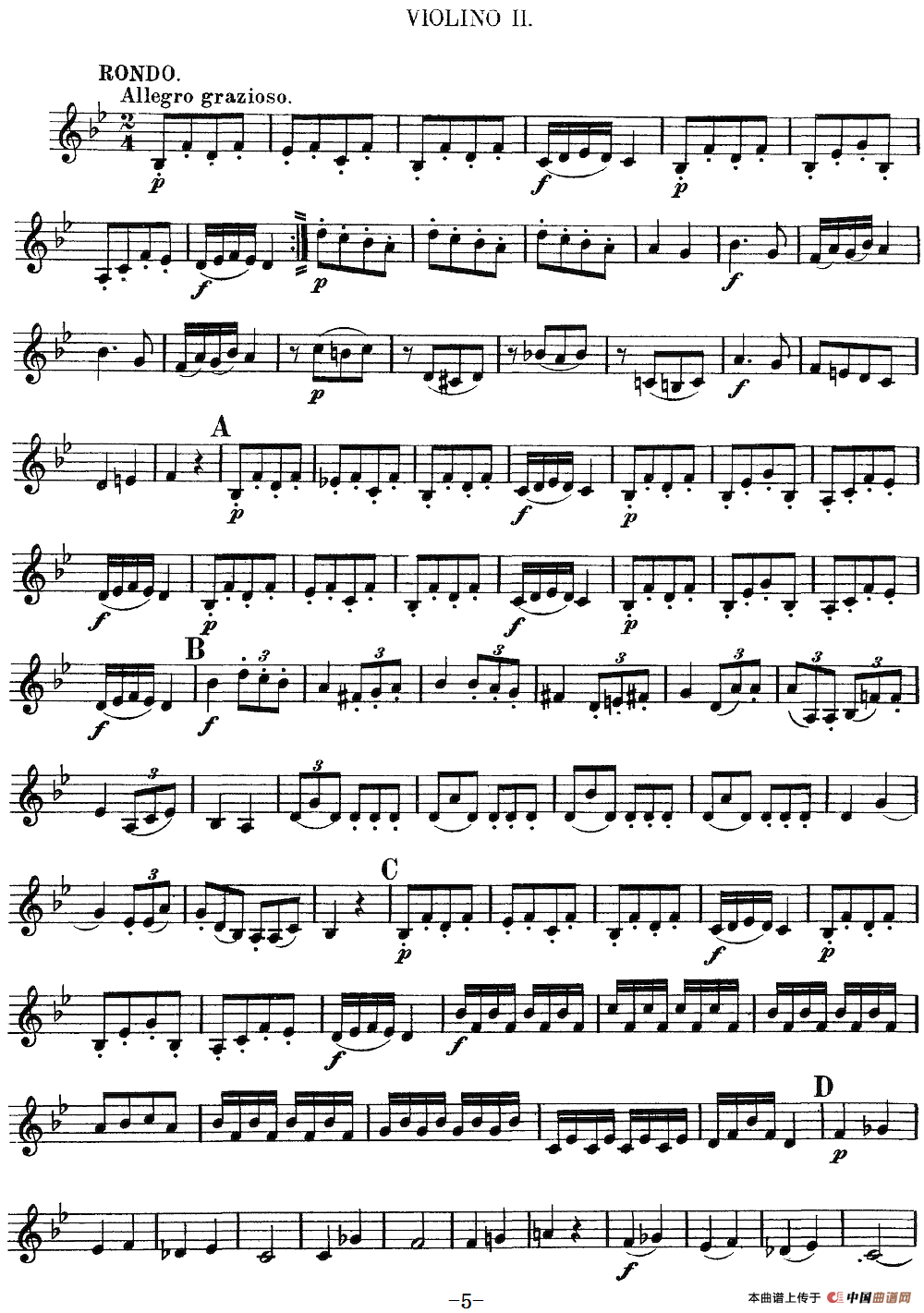 Mozart《Quartet No.6 in Bb Major,K.159》(Violin 2分谱)(1)_原文件名:Mozart《Quartet No.6 in Bb Major,K.159》(Violin 2分谱)_04.png