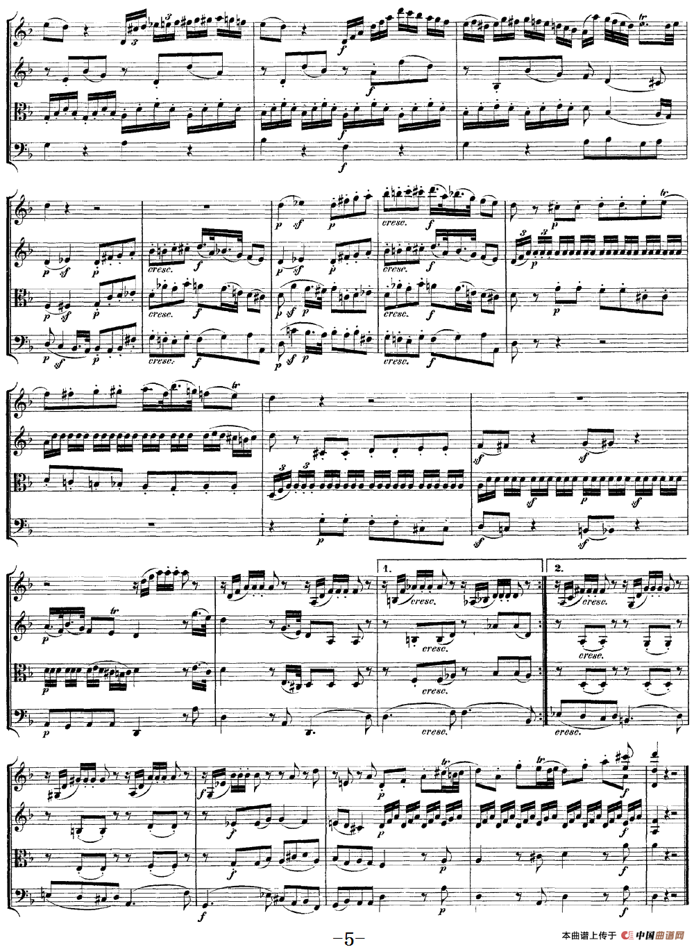 Mozart《Quartet No.15 in D Minor,K.421》(总谱)(1)_原文件名:Mozart《Quartet No.15 in D Minor,K.421》(总谱)_04.png