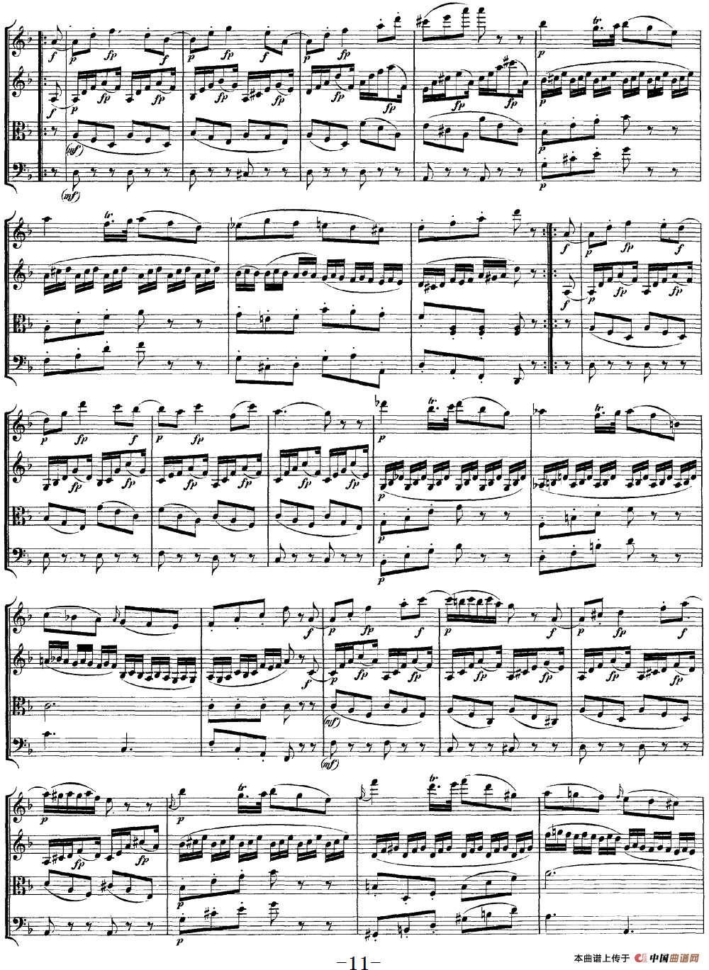 Mozart《Quartet No.15 in D Minor,K.421》(总谱)(1)_原文件名:Mozart《Quartet No.15 in D Minor,K.421》(总谱)_10.png