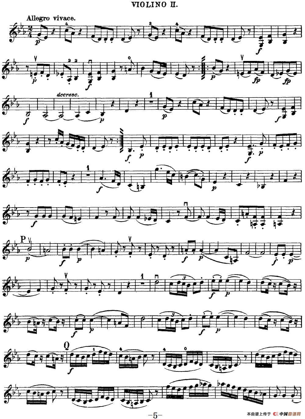 Mozart《Quartet No.16 in Eb Major,K.428》(Violin 2分谱)(1)_原文件名:Mozart《Quartet No.16 in Eb Major,K.428》(Violin 2分谱)_04.png