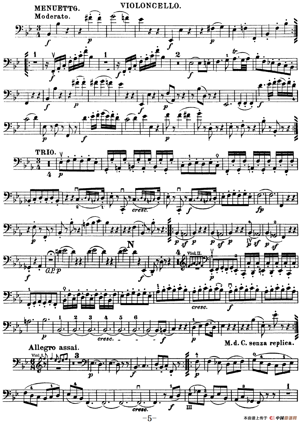 Mozart《Quartet No.22 in Bb Major,K.589》(Cello分谱)(1)_原文件名:Mozart《Quartet No.22 in Bb Major,K.589》(Cello分谱)_04.png
