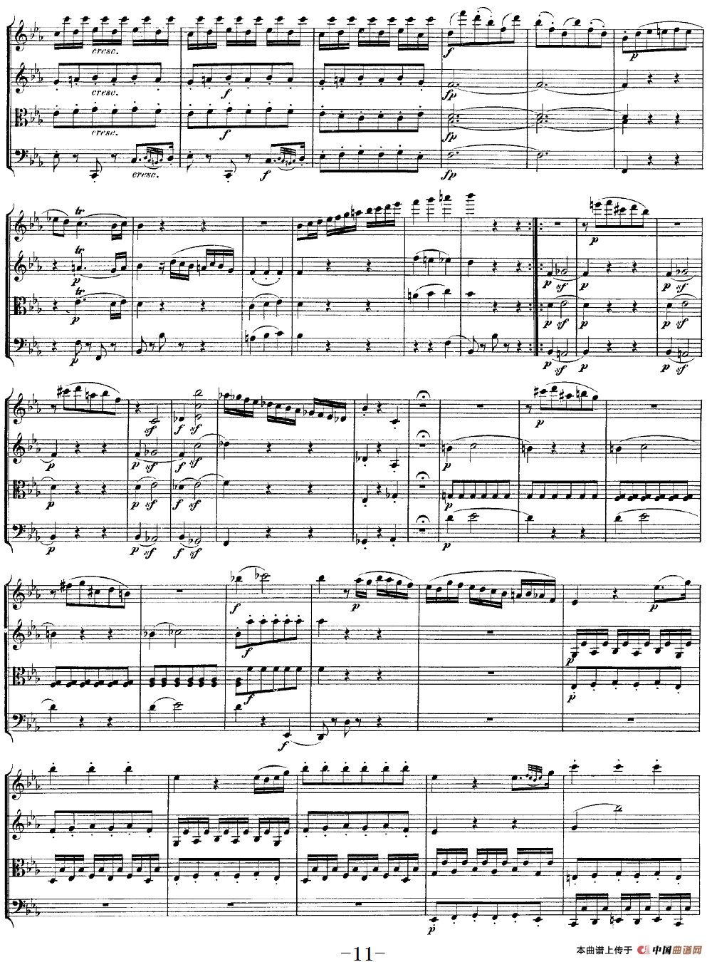 Mozart《Quartet No.22 in Bb Major,K.589》(总谱)(1)_原文件名:Mozart《Quartet No.22 in Bb Major,K.589》(总谱)_10.png