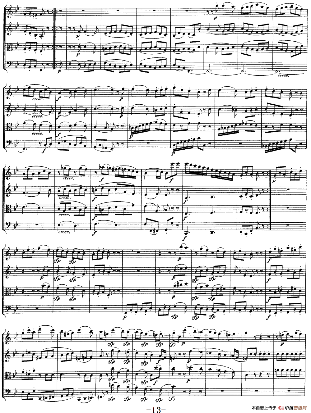 Mozart《Quartet No.22 in Bb Major,K.589》(总谱)(1)_原文件名:Mozart《Quartet No.22 in Bb Major,K.589》(总谱)_12.png