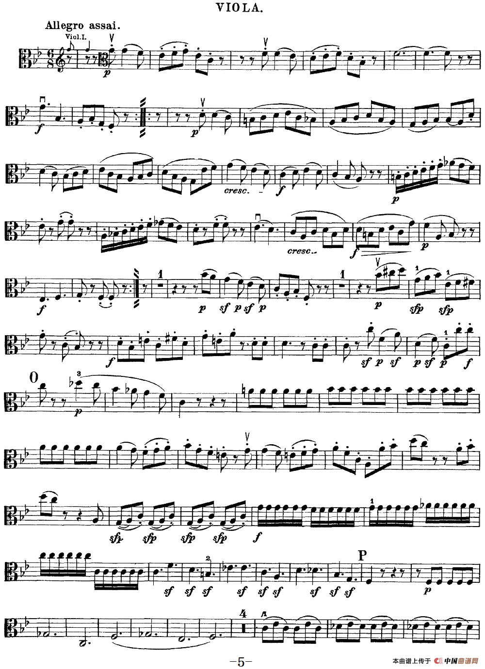 Mozart《Quartet No.22 in Bb Major,K.589》(Viola分谱)(1)_原文件名:Mozart《Quartet No.22 in Bb Major,K.589》(Viola分谱)_04.png