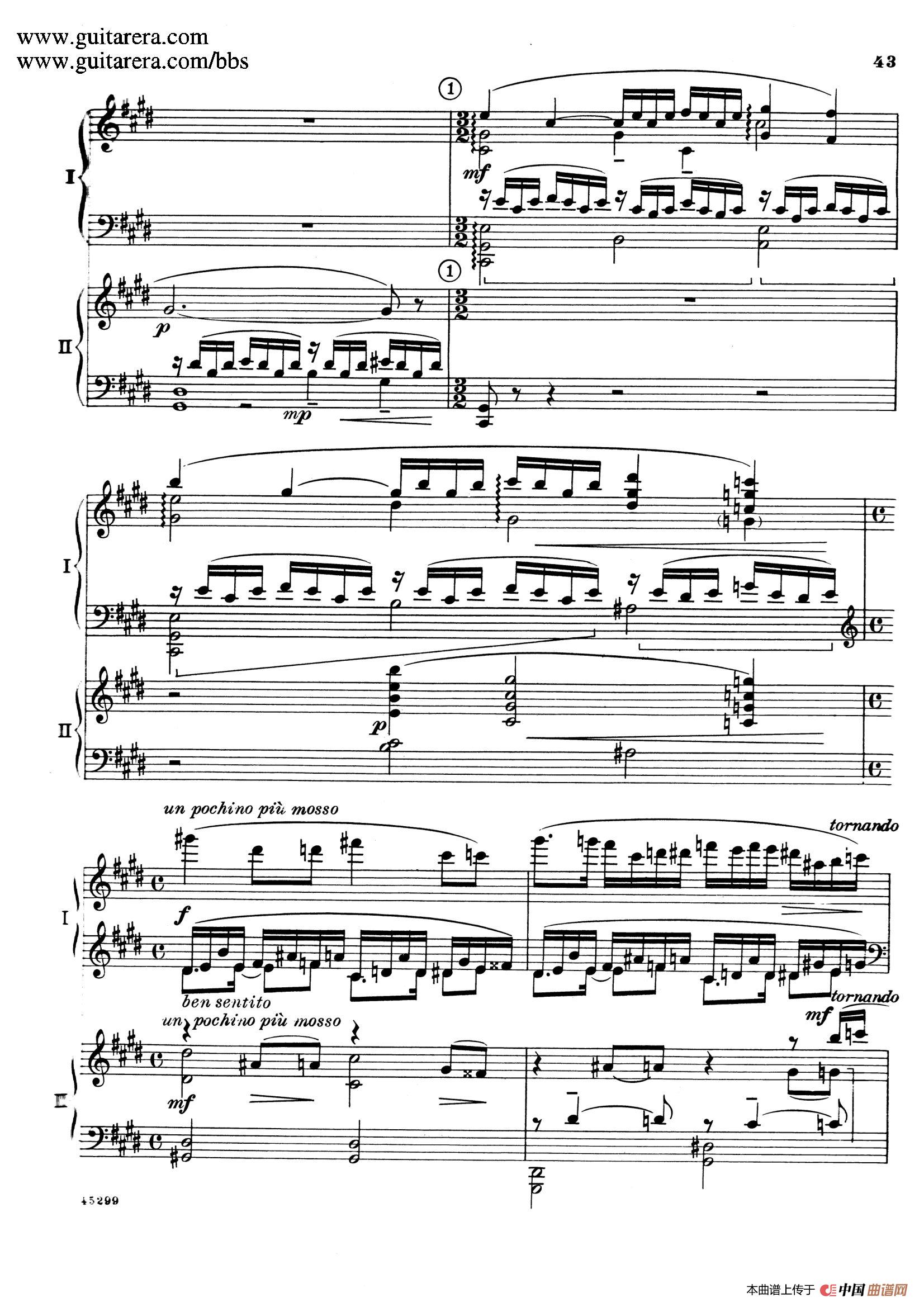 Piano Concerto Op.38(钢琴协奏曲·双钢琴·第二乐章)(1)_原文件名:043.jpg