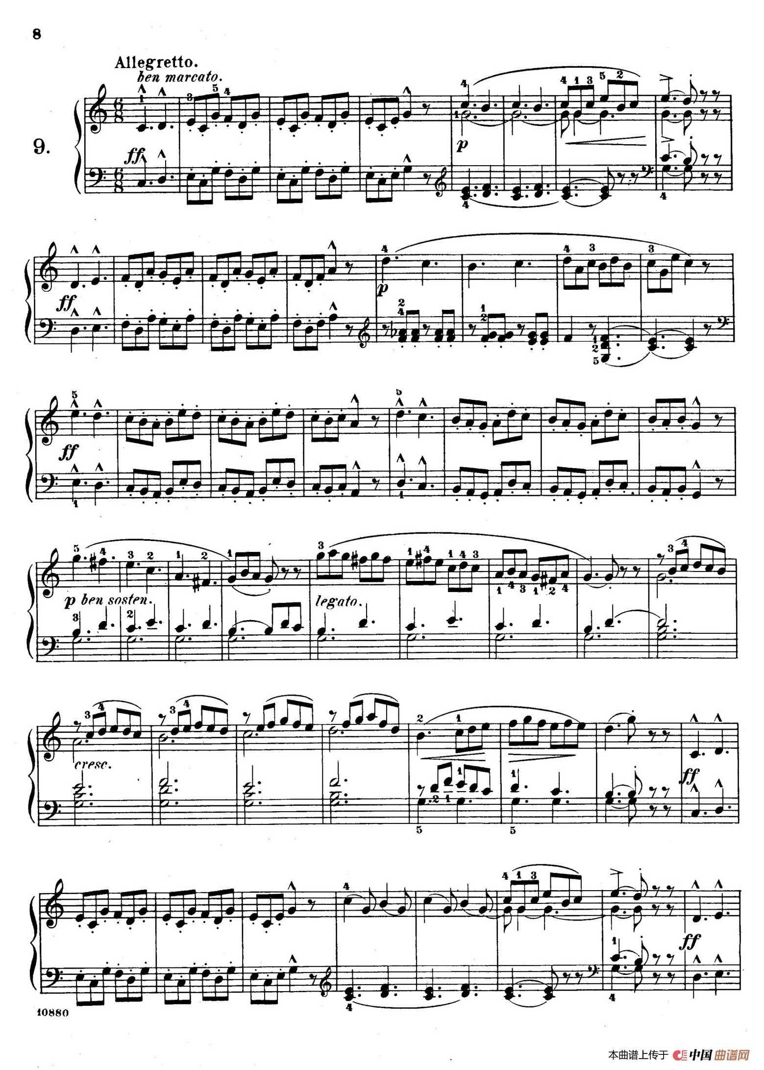 Etudes Enfantines Op.37(儿童钢琴练习曲 第7——10首)(1)_原文件名:007.jpg