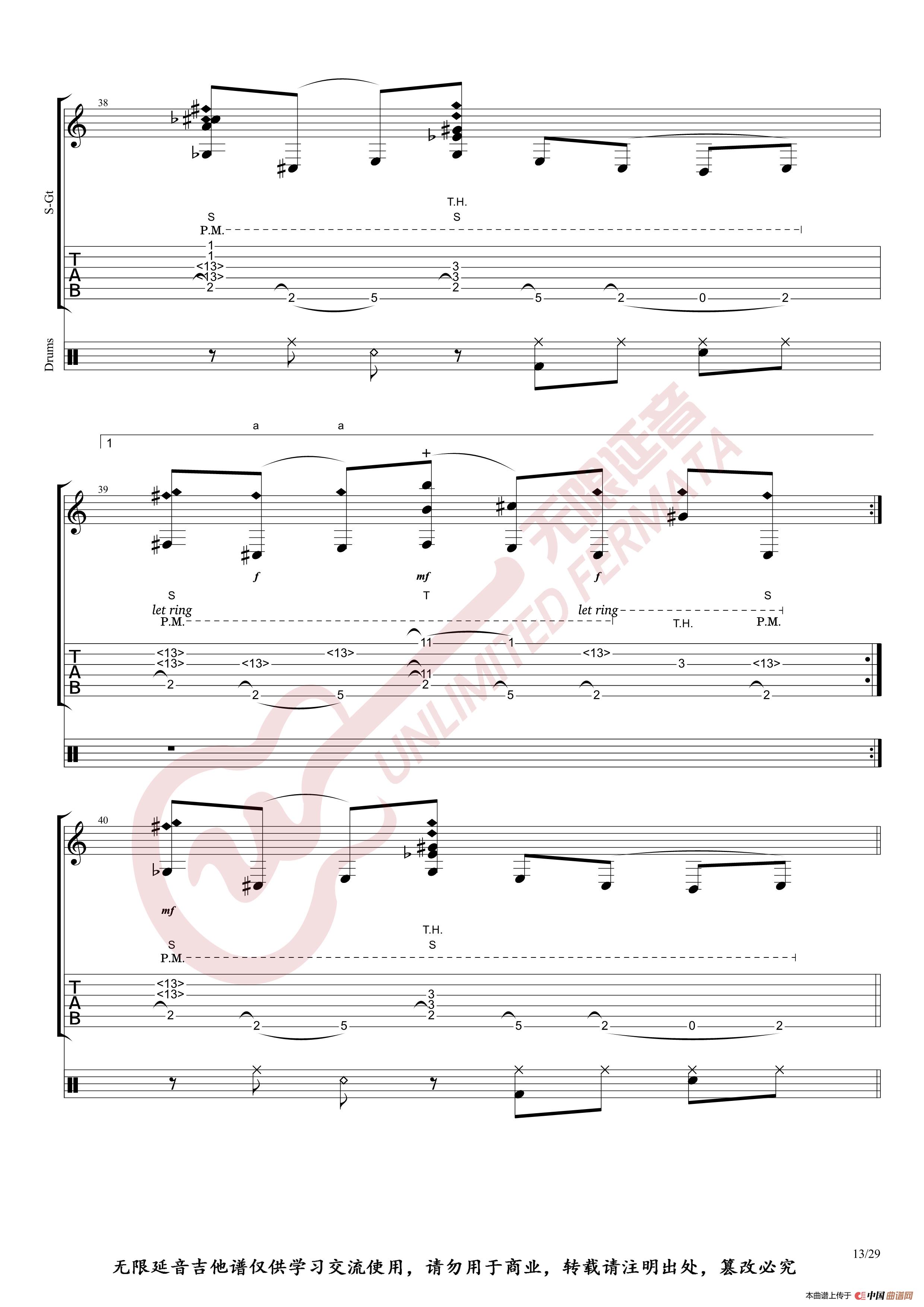 Alexandr Misko 指弹吉他谱 Billie Jean(无限延音编配)(1)_原文件名:Billie Jean013.jpg