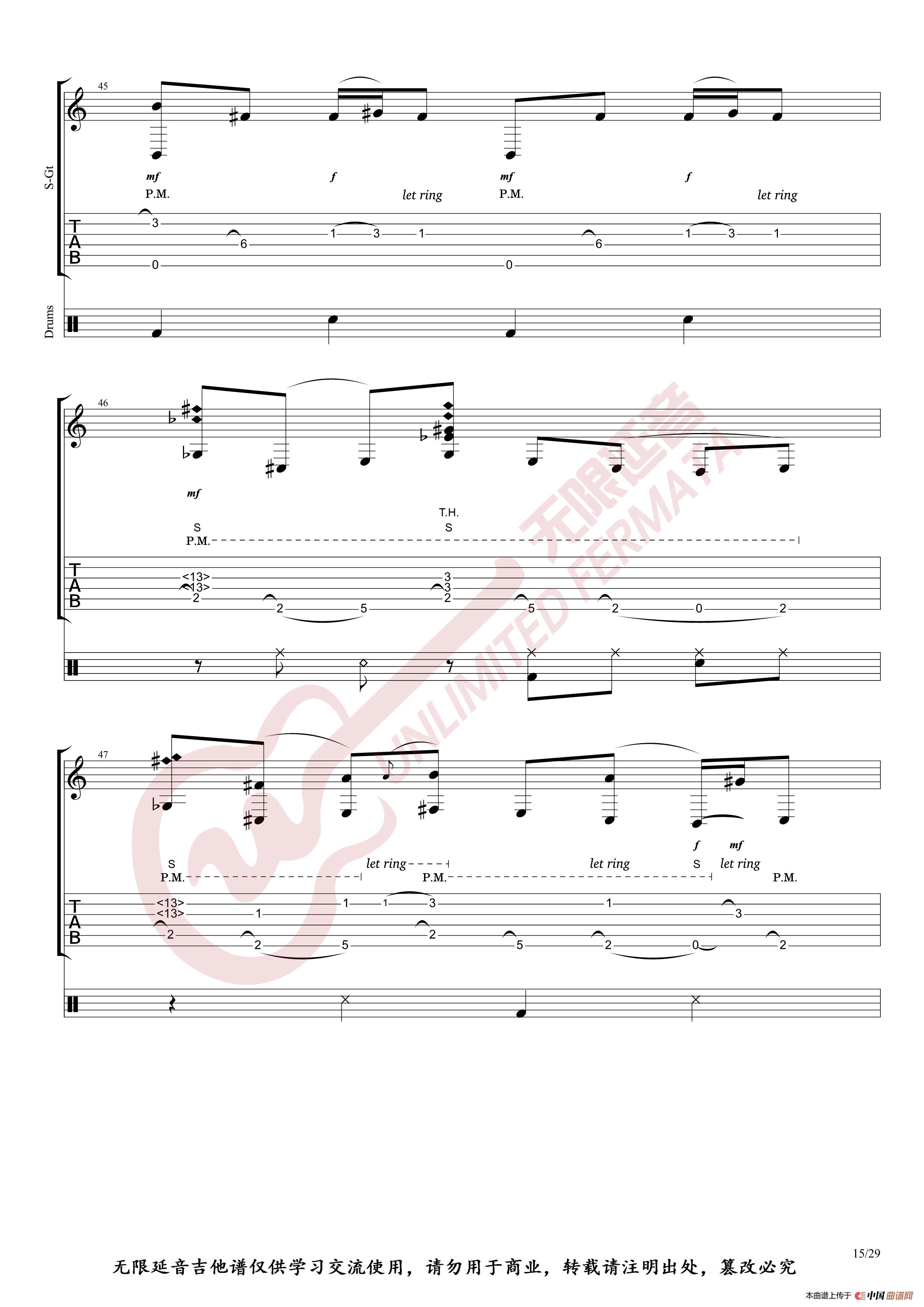 Alexandr Misko 指弹吉他谱 Billie Jean(无限延音编配)(1)_原文件名:Billie Jean015.jpg