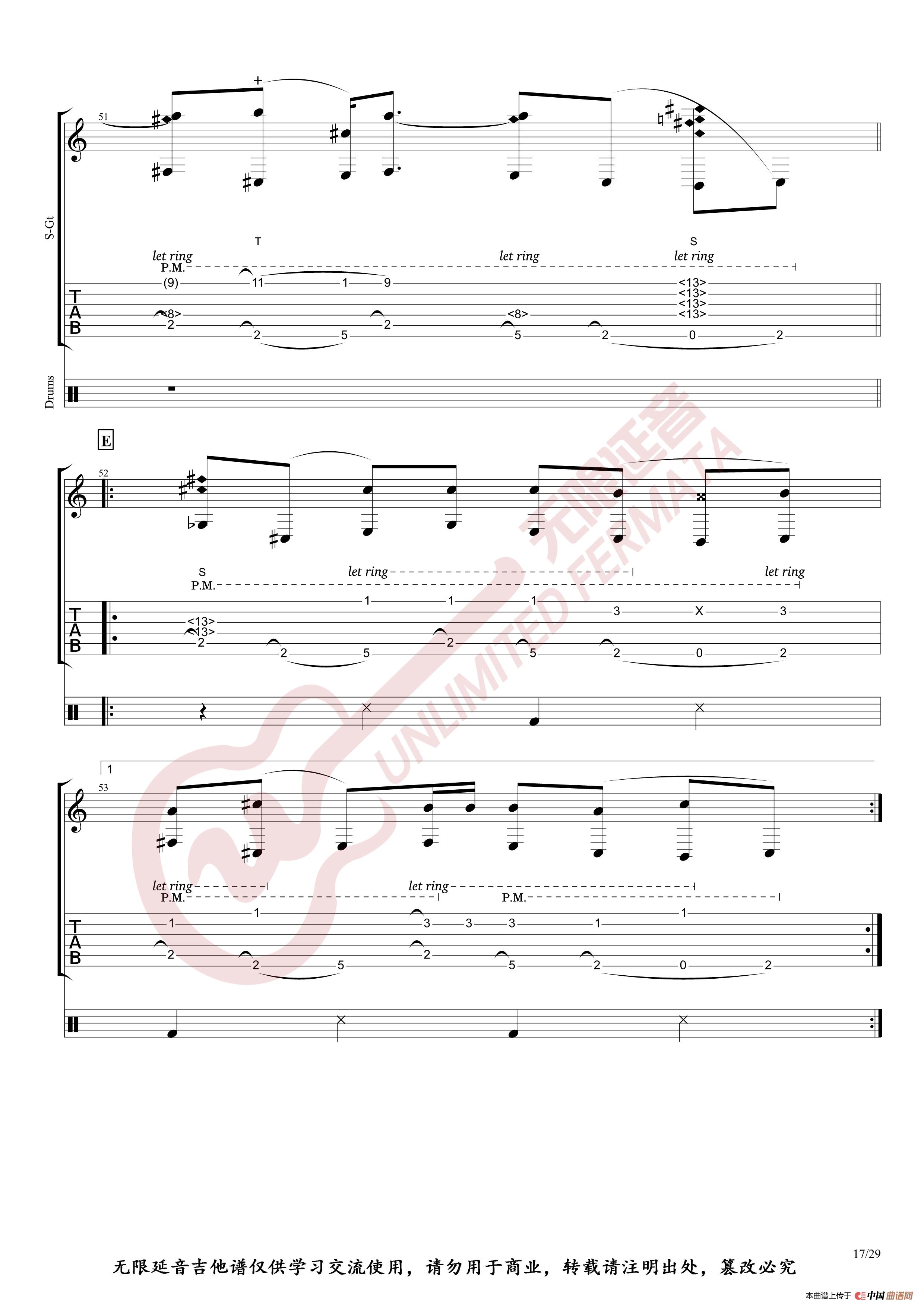 Alexandr Misko 指弹吉他谱 Billie Jean(无限延音编配)(1)_原文件名:Billie Jean017.jpg