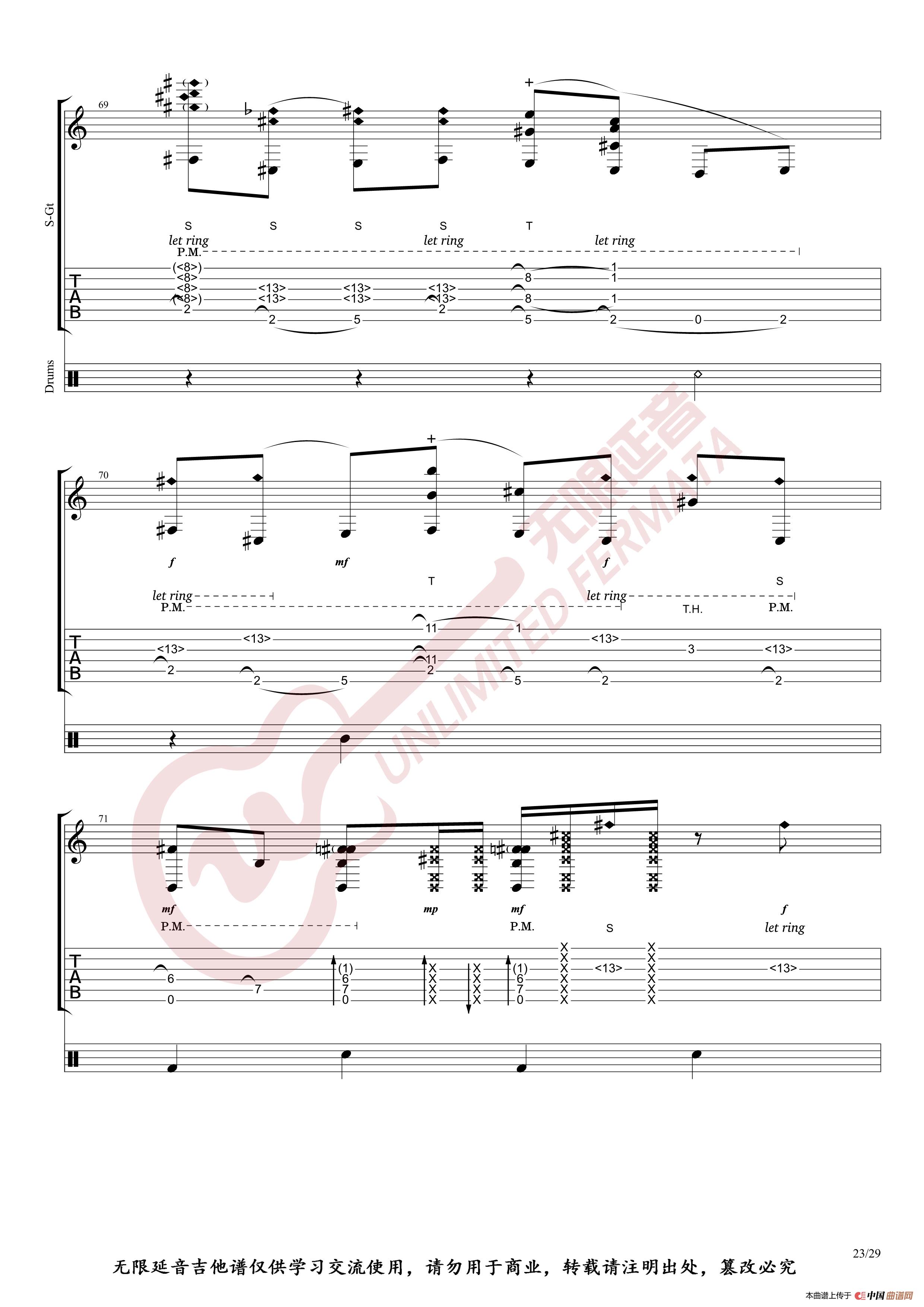 Alexandr Misko 指弹吉他谱 Billie Jean(无限延音编配)(1)_原文件名:Billie Jean023.jpg