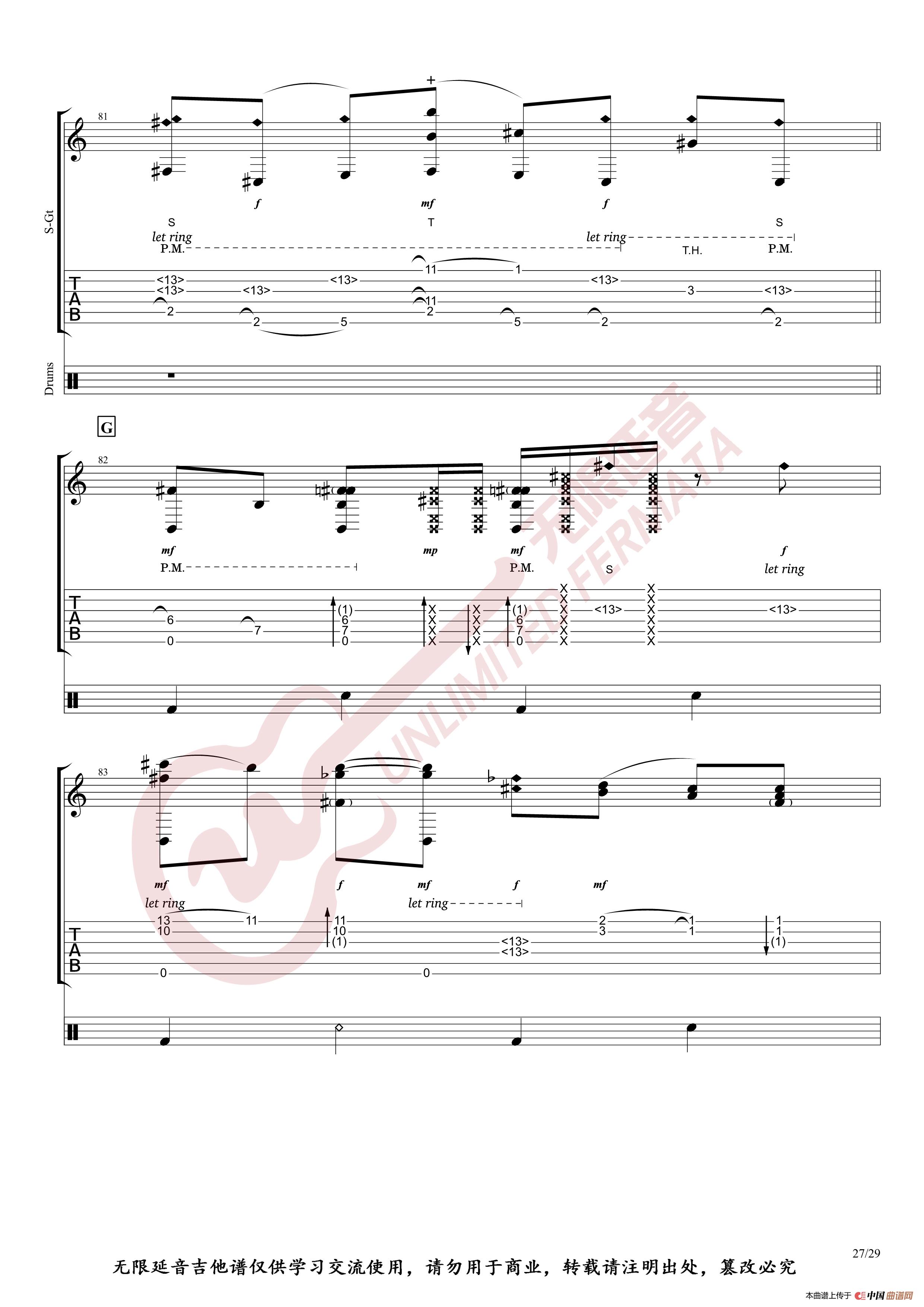 Alexandr Misko 指弹吉他谱 Billie Jean(无限延音编配)(1)_原文件名:Billie Jean027.jpg