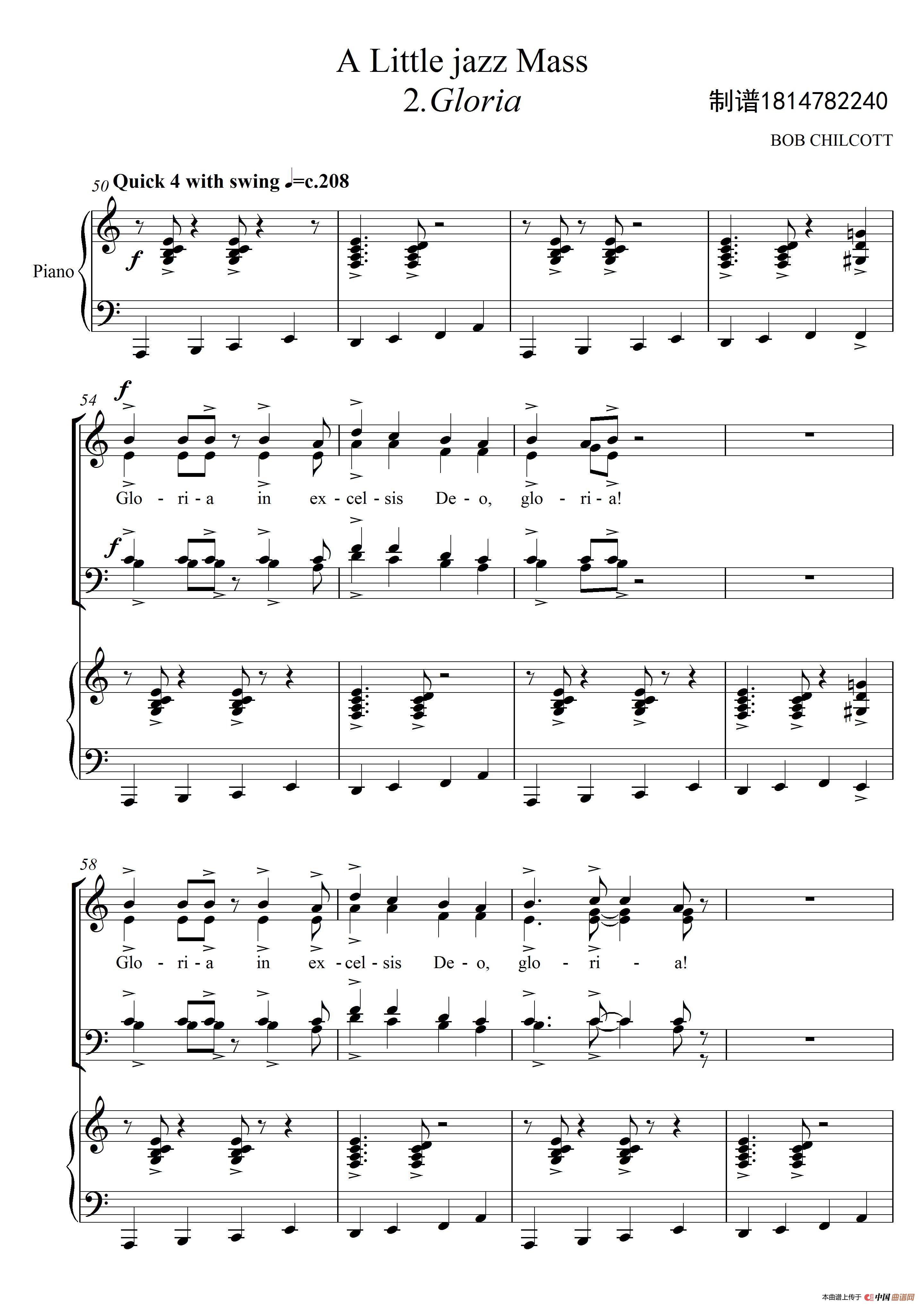 A Little jazz Mass合唱谱(1)_原文件名:A Little jazz Mass 2 Gloria【原调-C】11页半-LJ_0001.jpg