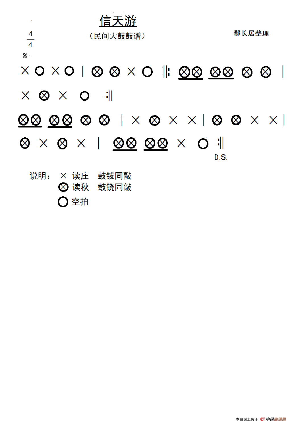 民间鼓谱 入门图片