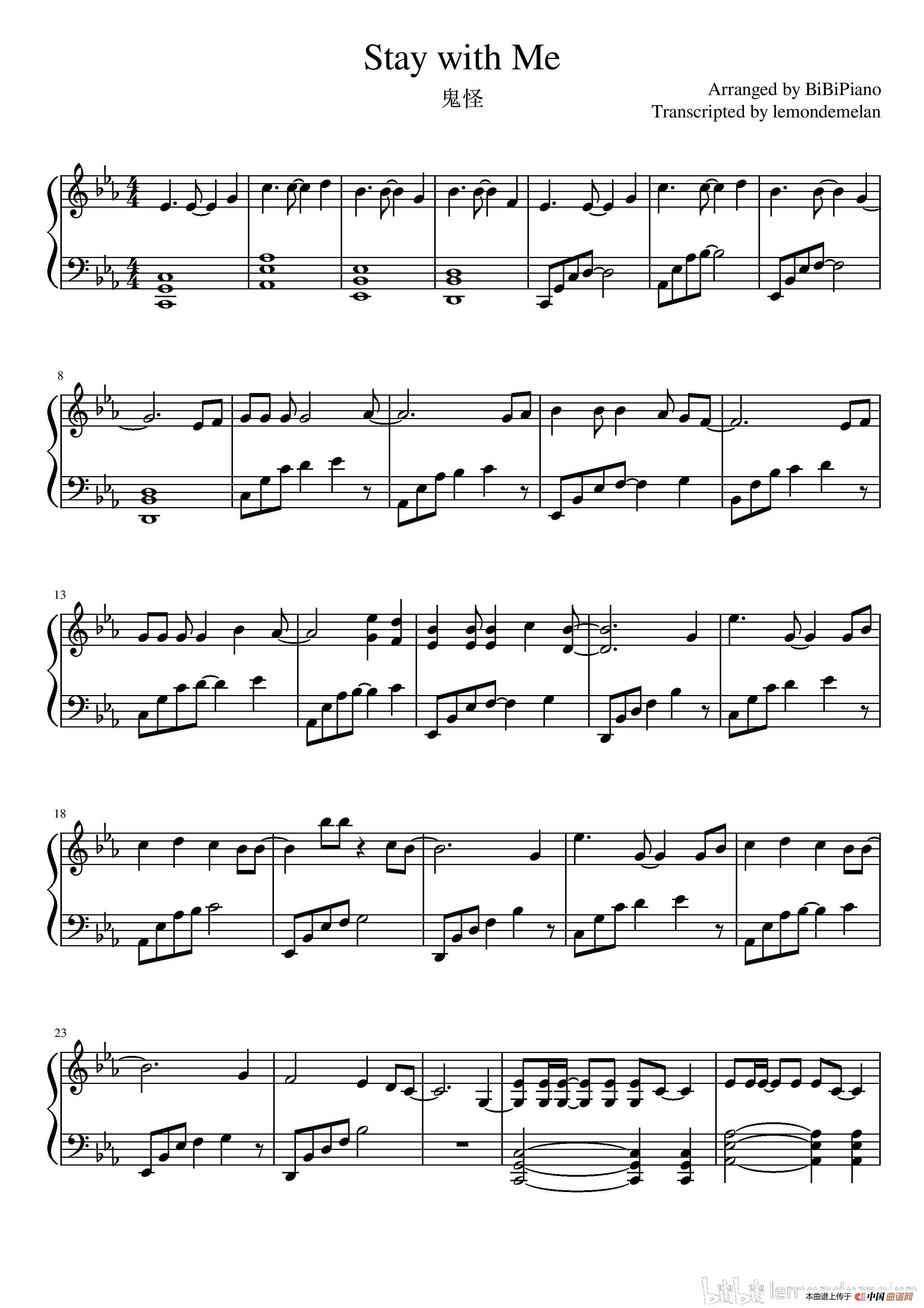 Stay With Me【《孤单又灿烂的神—鬼怪》插曲】(BiBiPiano钢琴版)(1)_原文件名:Stay With Me(鬼怪)001.jpg