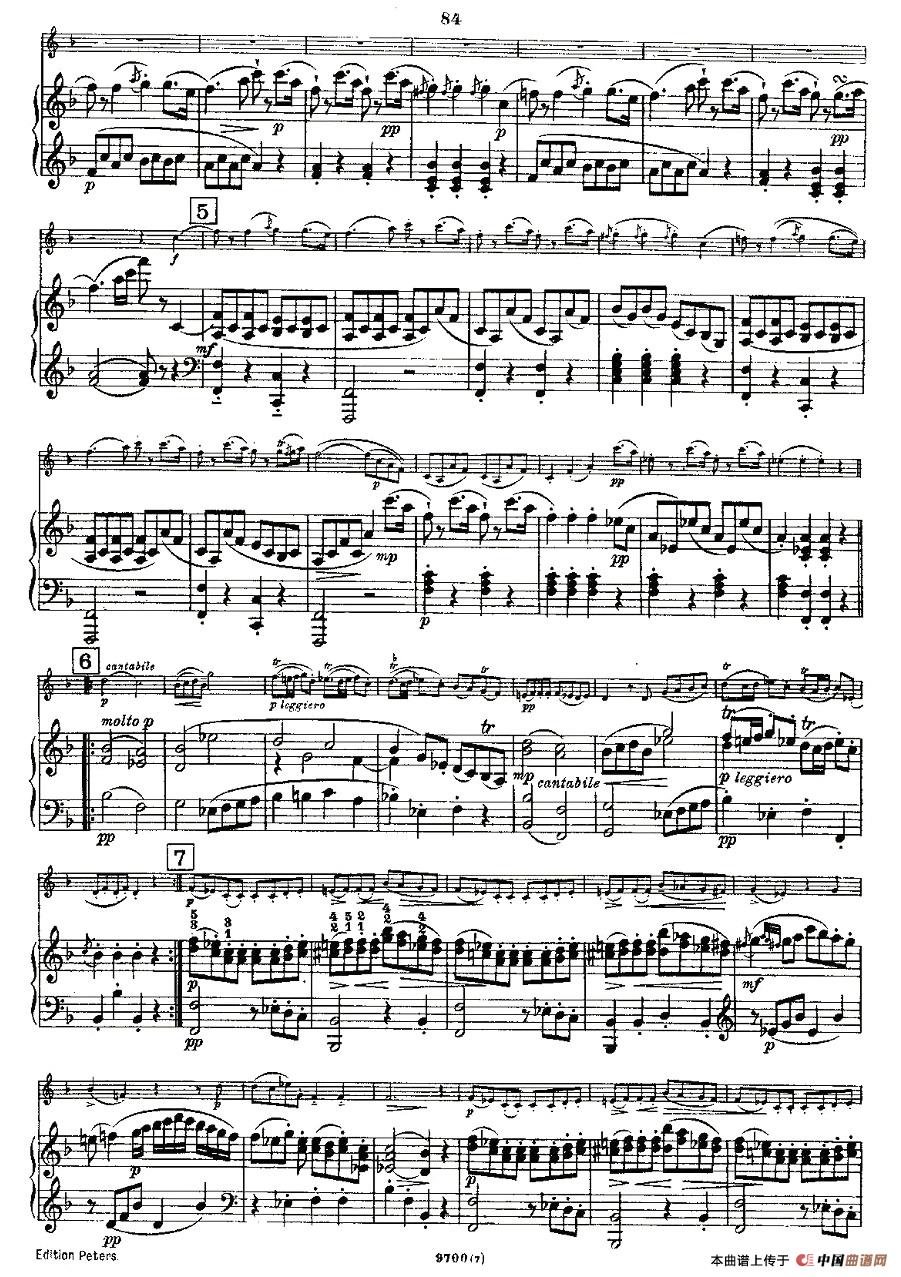 Mozart - Violin Sonata No.7, KV. 376(第七小提琴奏鸣曲)(1)_原文件名:KV. 376-011.jpg
