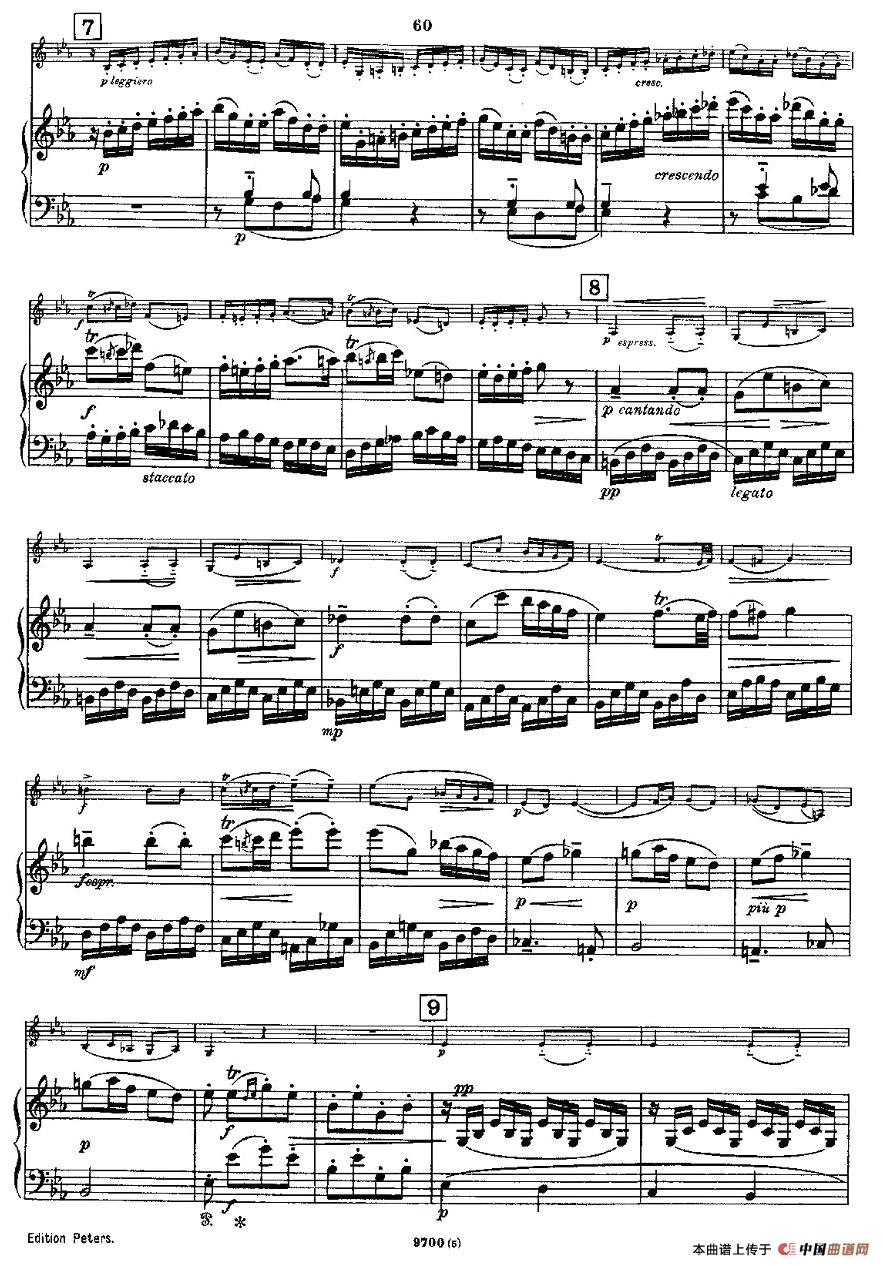 Mozart - Violin Sonata No.5, KV. 302(第五小提琴奏鸣曲)(1)_原文件名:KV. 302-009.jpg