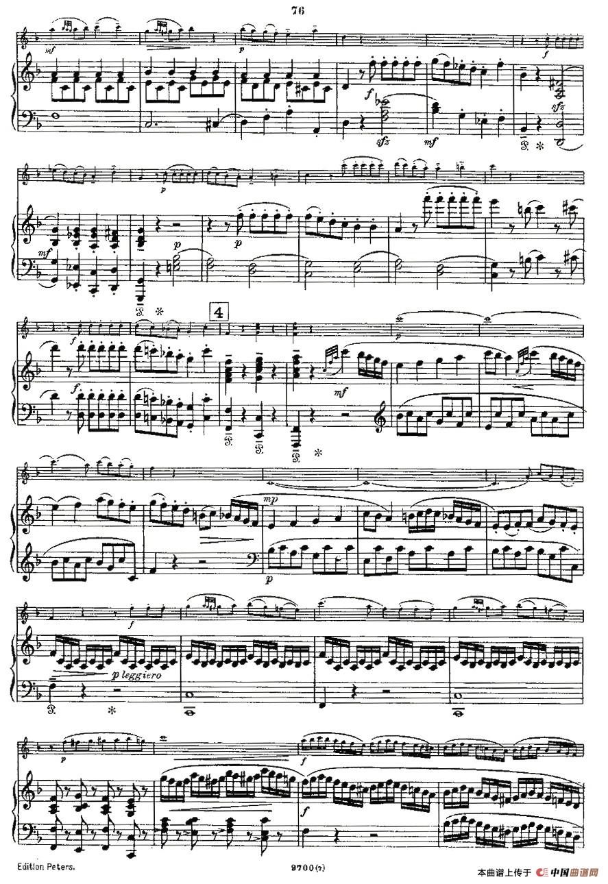 Mozart - Violin Sonata No.7, KV. 376(第七小提琴奏鸣曲)(1)_原文件名:KV. 376-003.jpg