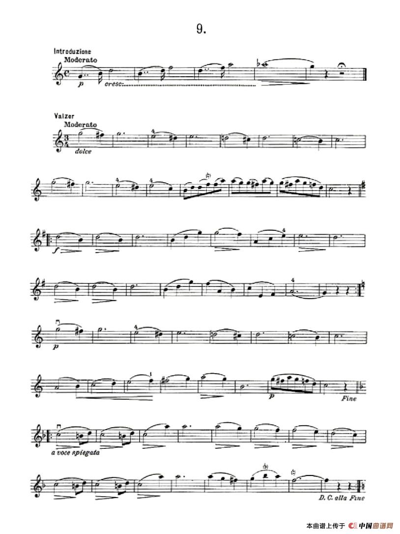 36 Studi Melodici E Facilissimi  Op.48之1—10（36首容易旋律 作品.48）