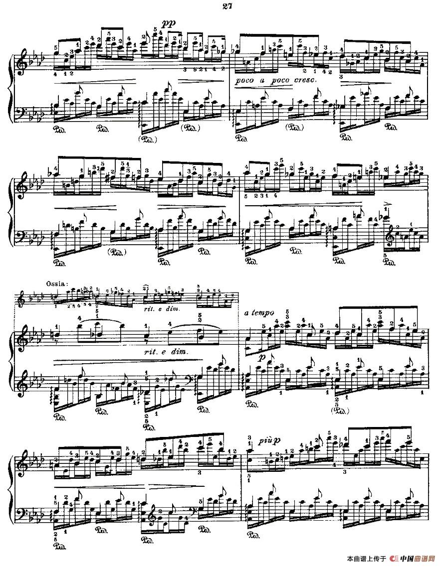 肖邦《练习曲》Fr.Chopin Op.25 No1-3(1)_原文件名：戈多夫斯基改编版肖邦《练习曲》-174.jpg