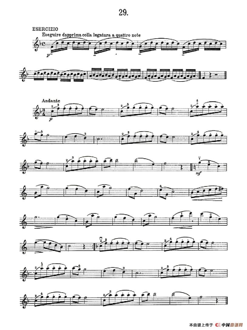 36 Studi Melodici E Facilissimi Op.48之21—30（36首容易旋律 作品.48）