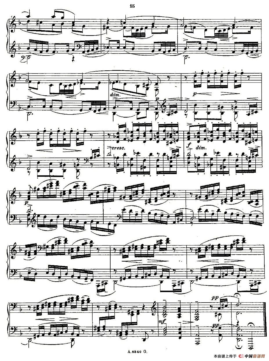 10首《前奏曲》之三(Rachmaninoff10 Preludes Op.23)(1)_原文件名:【文琴海钢琴网】拉赫玛尼诺夫《前奏曲》作品23 共十首 Rachmaninoff 10 Preludes Op.23-015.jpg